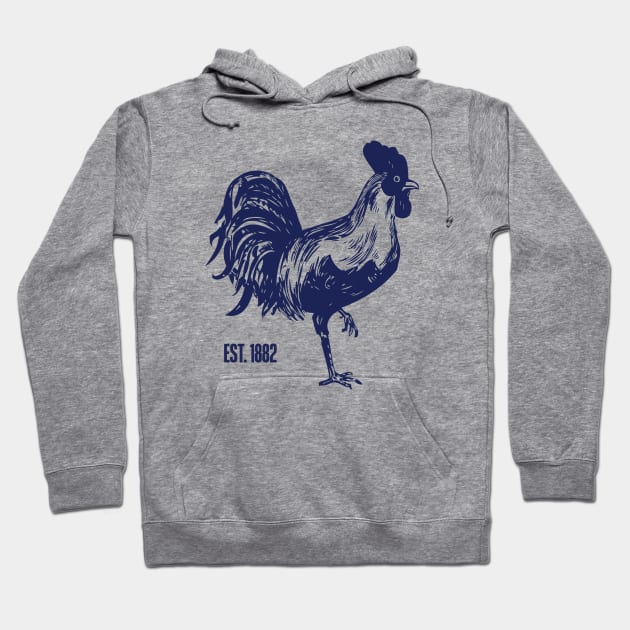 Cockerel Est. 1882 Hoodie by Footscore